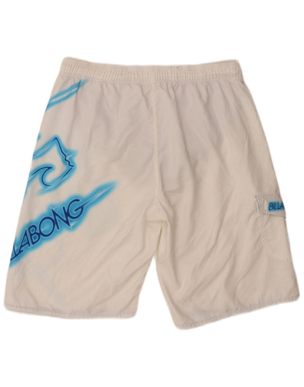 Billabong Herren-Badeshorts mit Grafik, 2XL, weißes Polyester