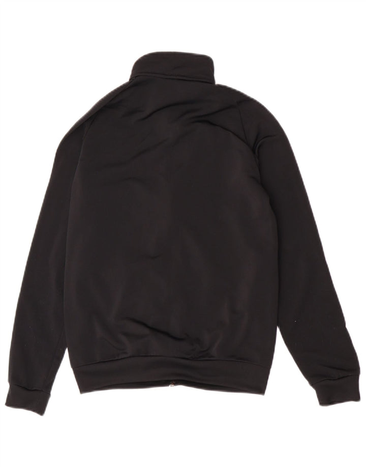 Adidas Jungen Trainingsanzug Top Jacke 11-12 Jahre Schwarzes Polyester