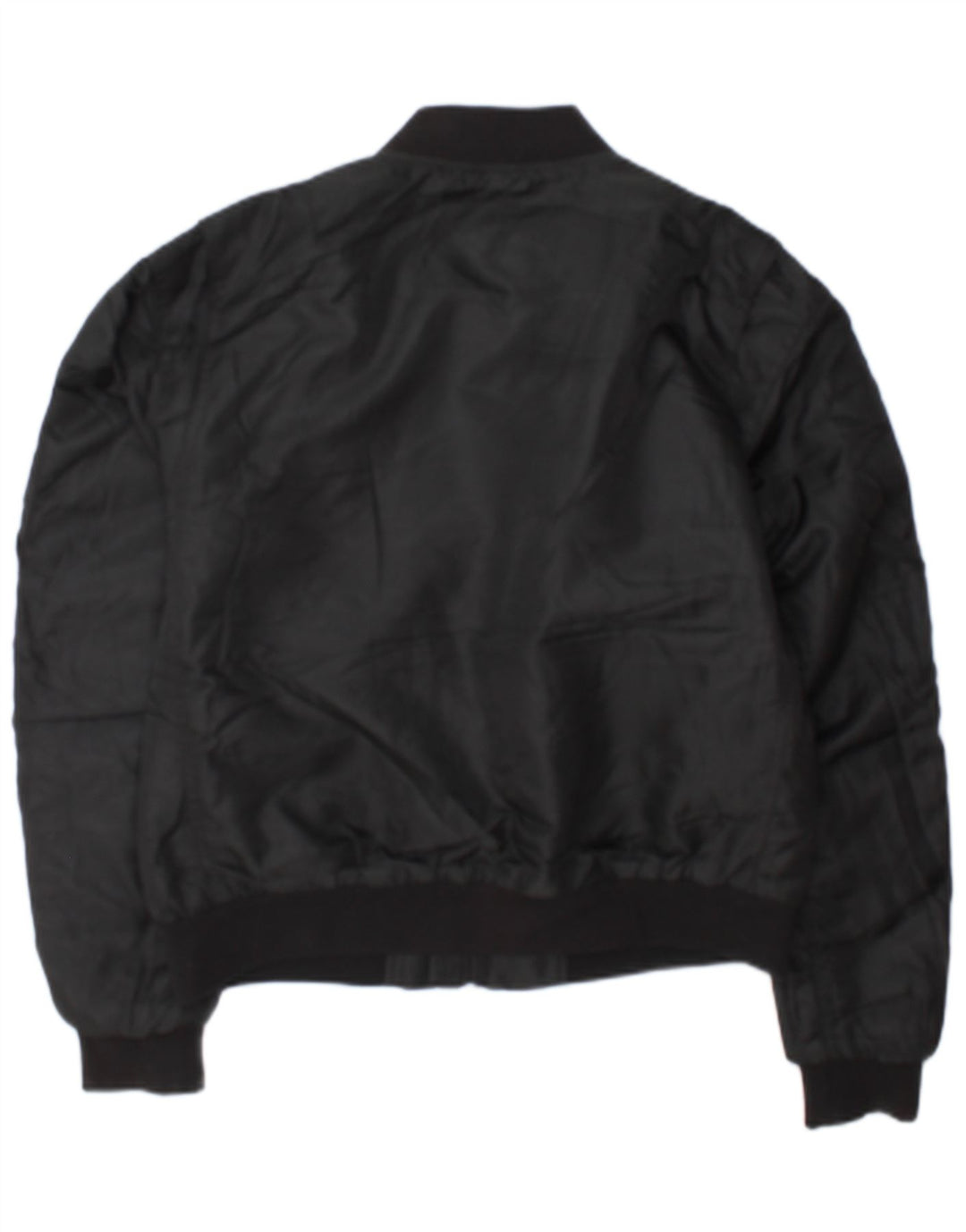 Superdry Damen Bomberjacke UK 12 Mittelschwarzes Polyester