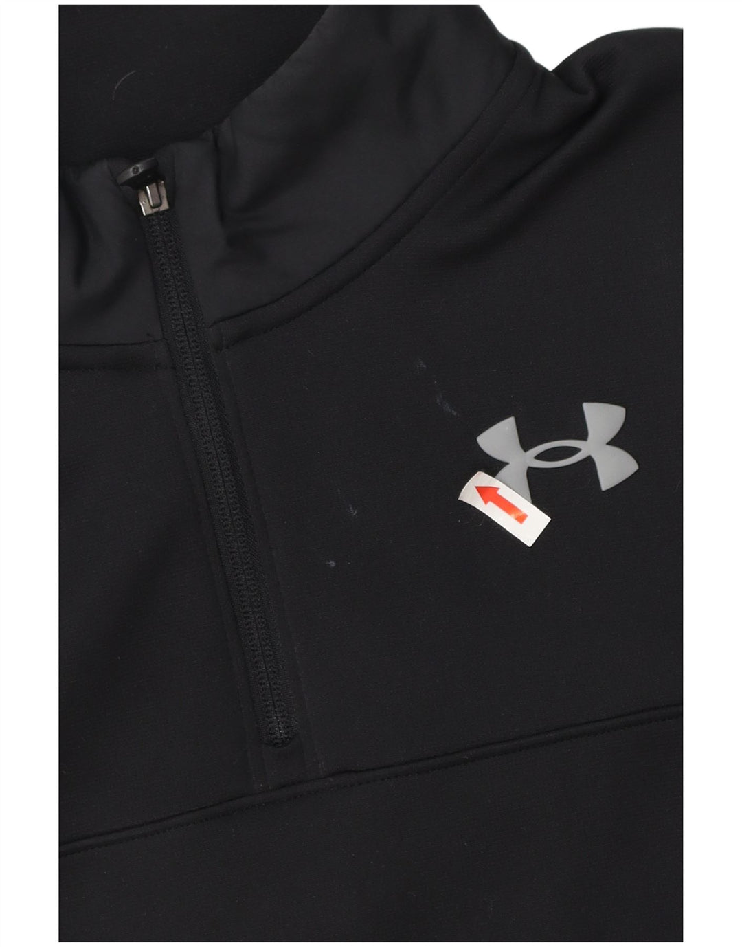 Under Armour Herren-Sweatshirt mit Reißverschluss, lockere Passform, mittelschwarz