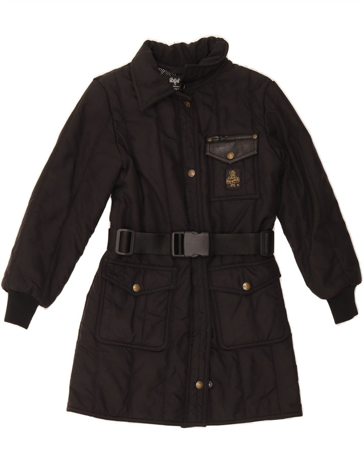 REFRIGIWEAR Girls Cruz Raincoat 9-10 Years Black Polyamide Vintage Refrigiwear and Second-Hand Refrigiwear from Messina Hembry 