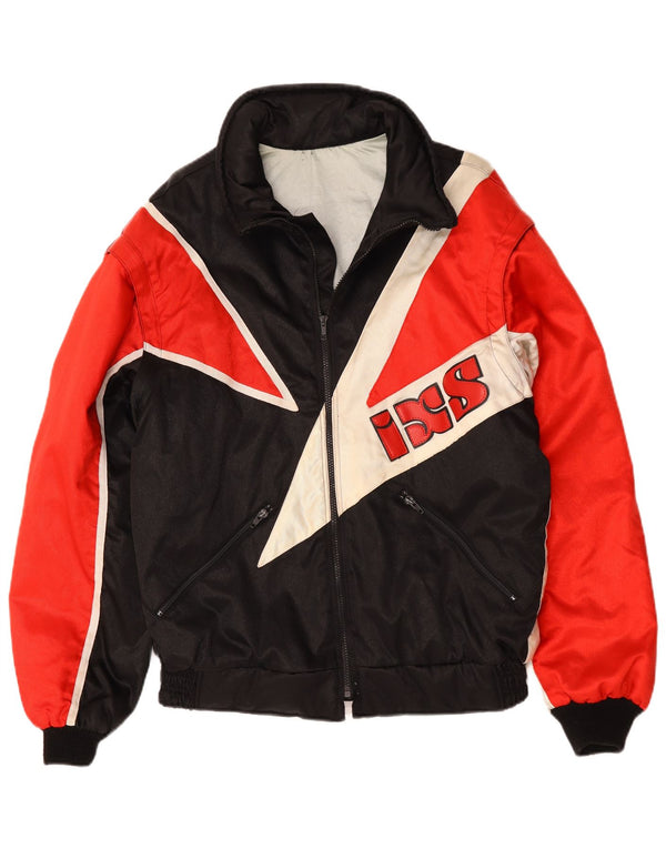 IXS Herren Motorstyle Graphic Racer Jacke UK 42 XL Schwarz Colourblock Tactel