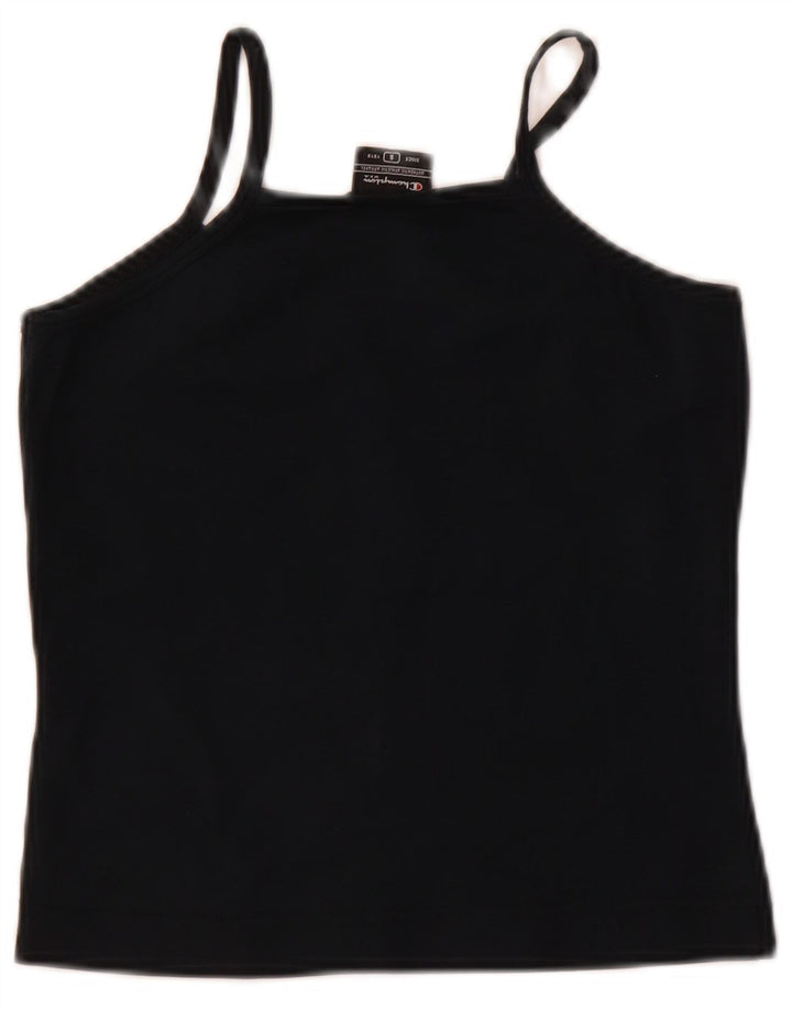 Champion Damen Crop Cami Top UK 8 Small Marineblau
