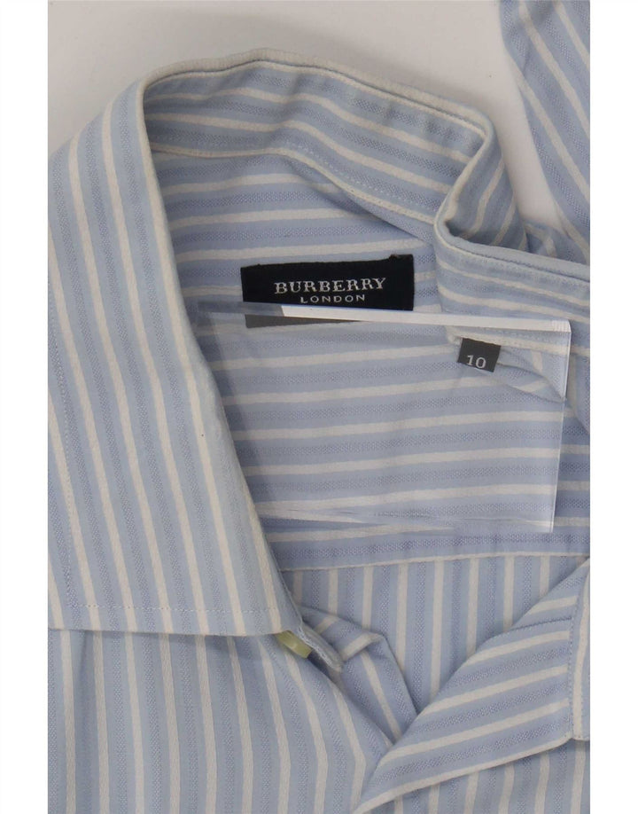 Burberry Herrenhemd 2XL Blauer Nadelstreifen