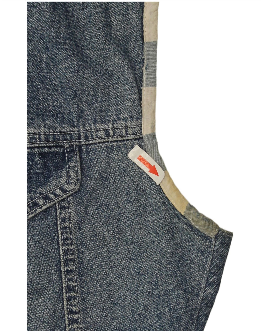 Squaw Damen Jeansweste UK 10 Small Blau