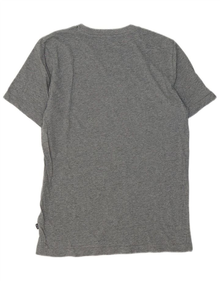 PUMA Herren Grafik T-Shirt Top Small Grau Baumwolle