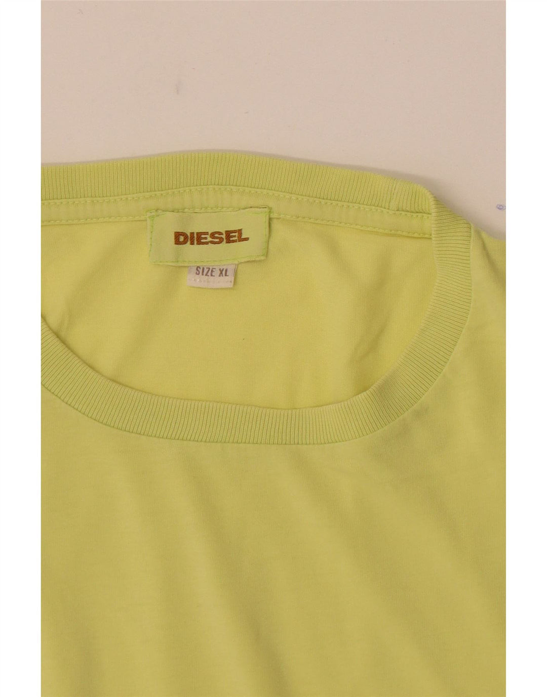 Diesel Herren T-Shirt Top XL Gelb