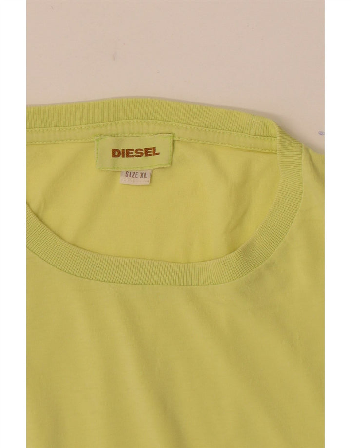 Diesel Herren T-Shirt Top XL Gelb