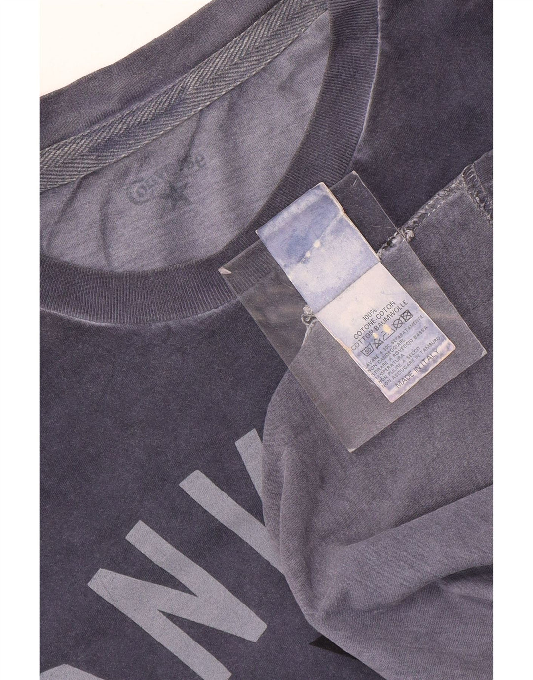 Converse Herren-T-Shirt mit Grafik, mittelgroß, marineblau, Baumwolle