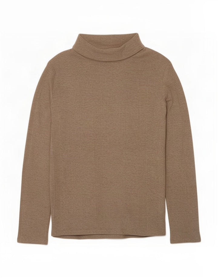 Marks & Spencer Damen-Blusenoberteil, normal, UK 14, mittelbeige Baumwolle