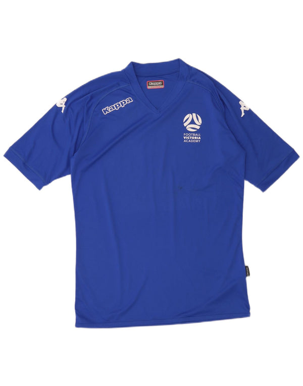 Kappa Damen Grafik T-Shirt Top UK 18 XL Blau Polyester