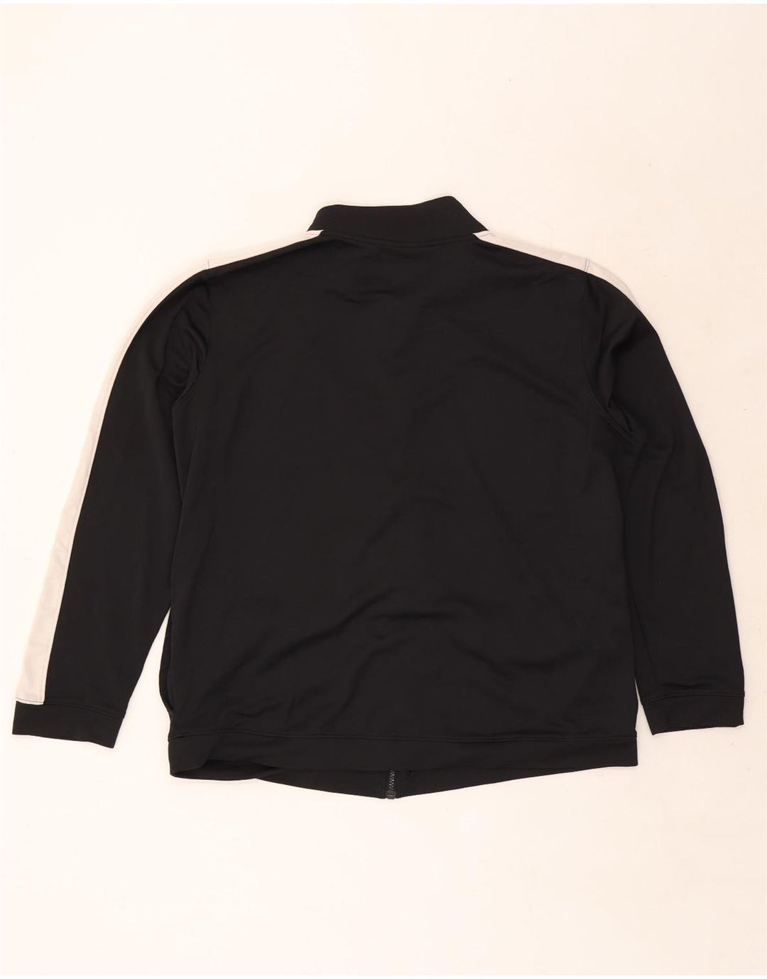 Under Armour Herren-Trainingsanzug-Top-Jacke 2XL, schwarzes Farbblock-Polyester