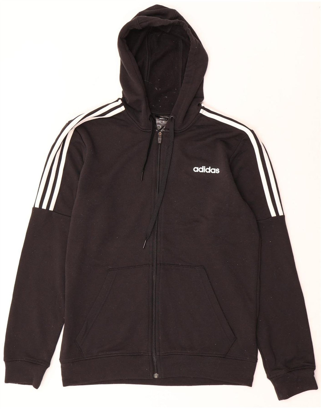 Adidas Herren Climalite Zip Hoodie Pullover Medium Schwarz Polyester