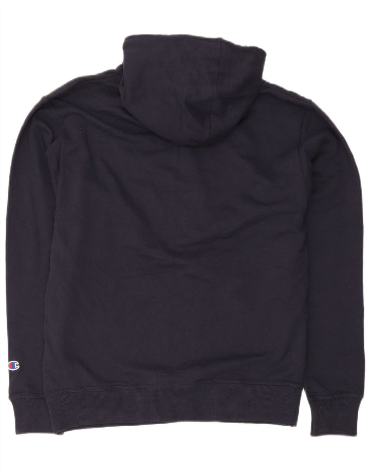 Champion Herren-Kapuzenpullover mit normaler Passform, mittelmarineblaue Baumwolle