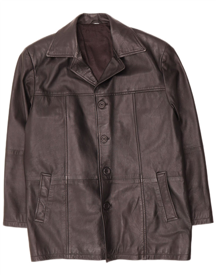 Vintage Herren Lederjacke UK 40 Large Schwarz