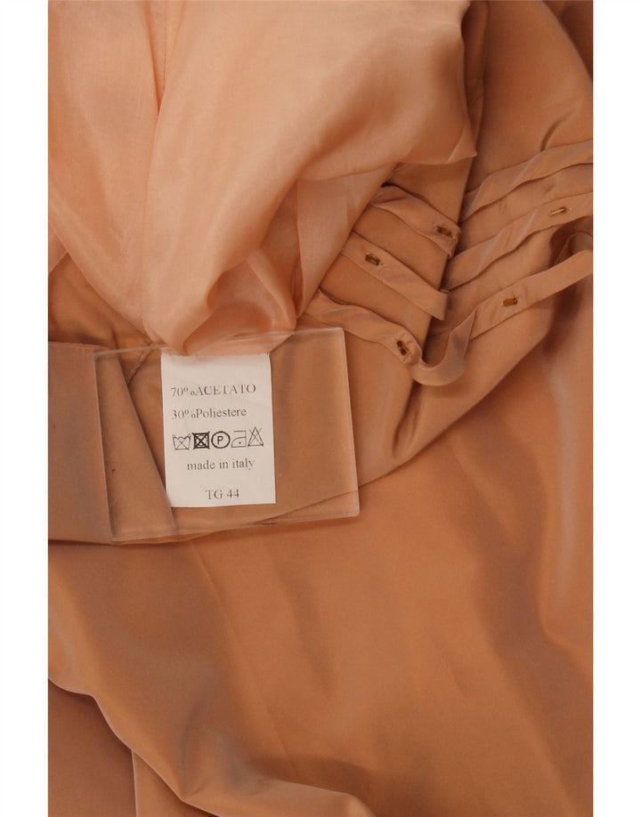 Vintage Damen 2-teiliges Rockset IT 44 Medium W28 Beige Acetat