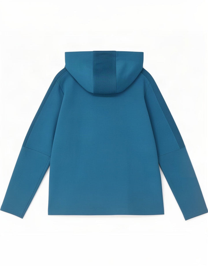 Arena Damen Zip Hoodie Pullover UK 12 Mittelblau