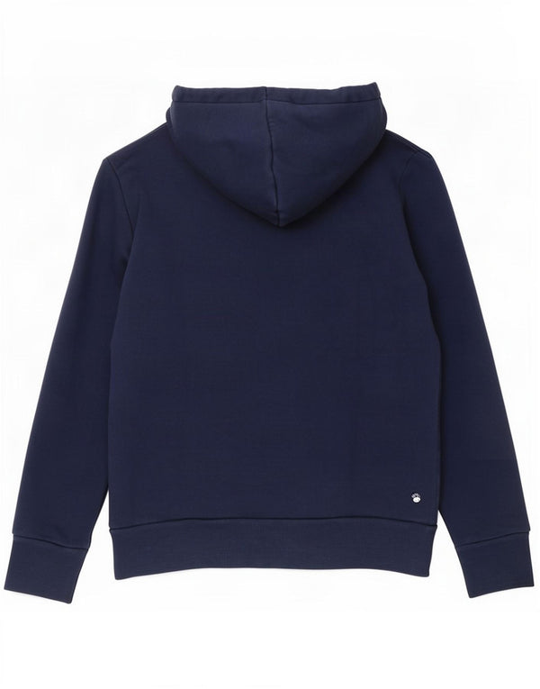 Puma Damen Graphic Hoodie Pullover UK 12 Medium Marineblau