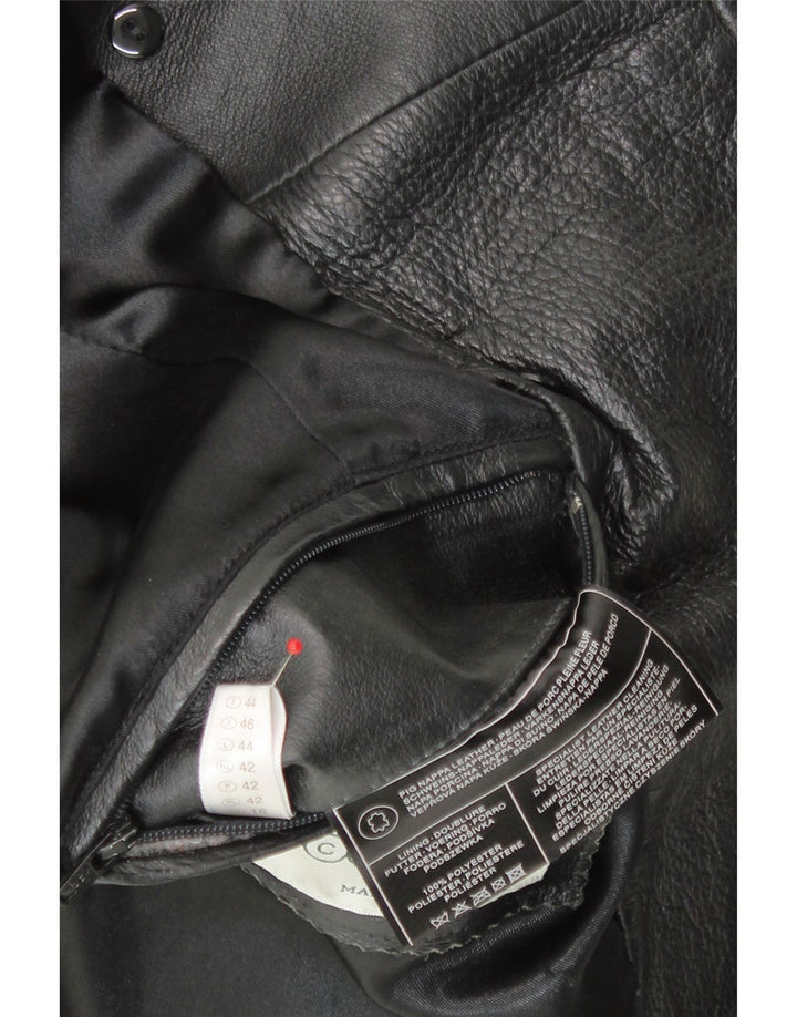CANDA Womens Leather Jacket IT 46 Large Black Leather Vintage Canda and Second-Hand Canda from Messina Hembry 