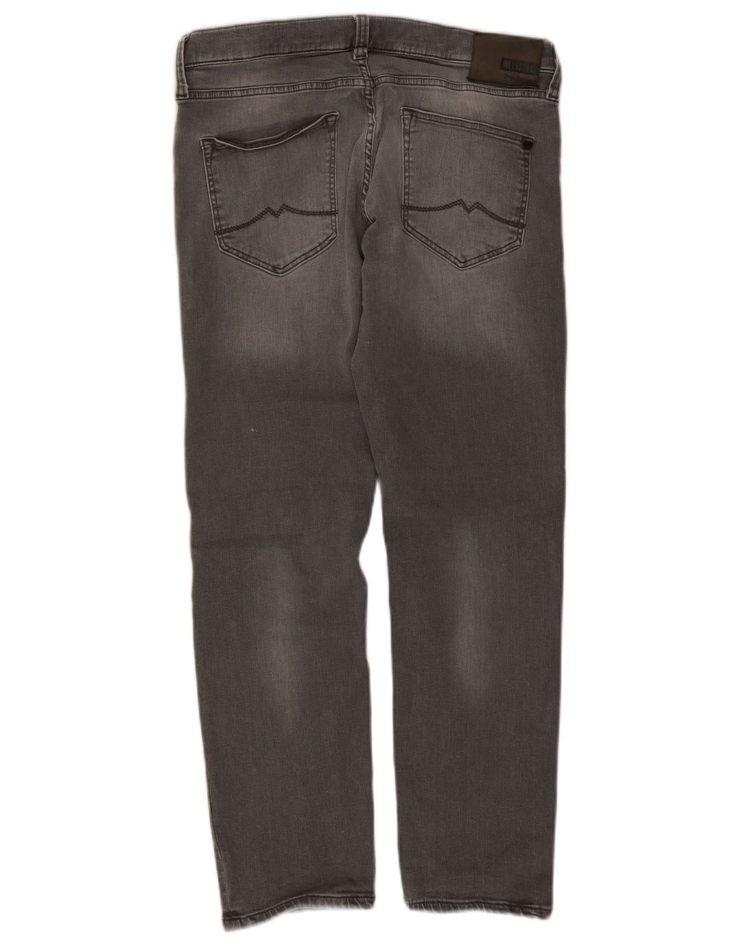 Mustang Herren Slim Jeans W34 L28 Graue Baumwolle