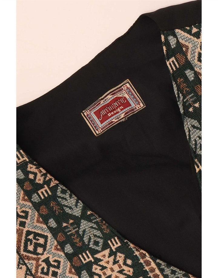 Authentische Herrenweste, klein, mehrfarbig, Fair Isle-Muster