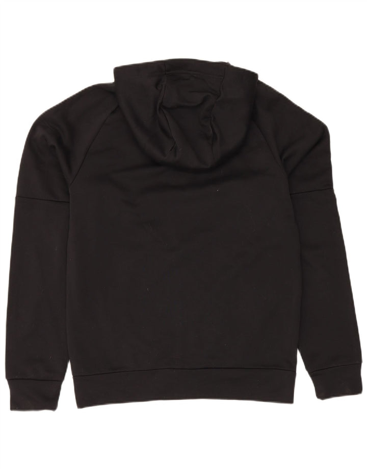 NIKE Mens Therma-Fit Zip Hoodie Sweater Small Black Polyester
