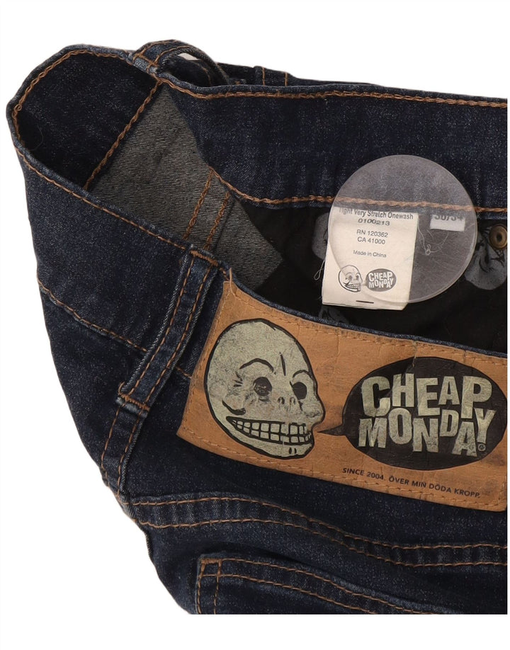 Cheap Monday Slim-Jeans für Damen, W30, L34, Marineblau, Baumwolle