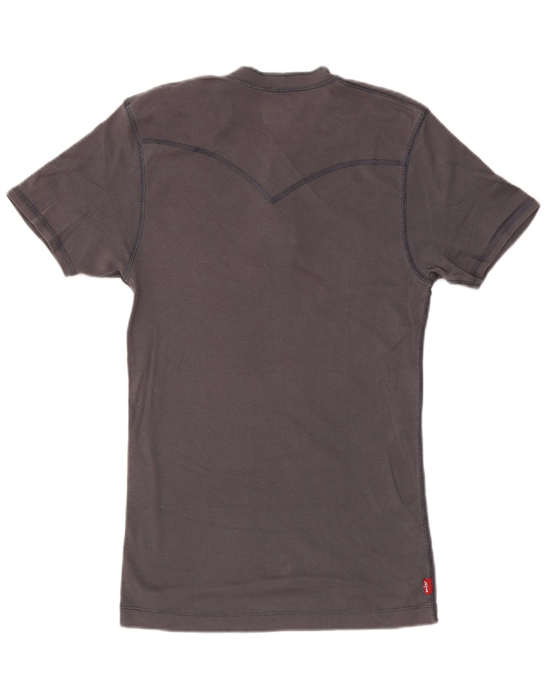 Levi's Herren T-Shirt Top Large Grau Baumwolle