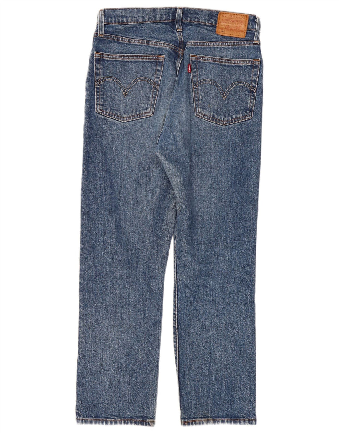 Levi's Damen Straight Jeans W27 L26 Blaue Baumwolle