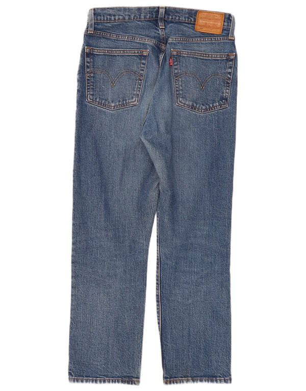 Levi's Damen Straight Jeans W27 L26 Blaue Baumwolle