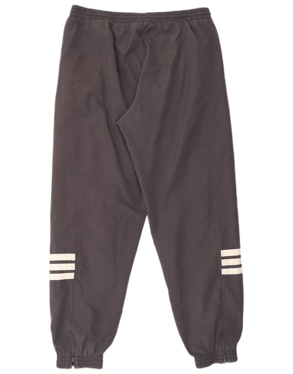 Adidas Mens Tracksuit Trousers Joggers UK 42/44 Large Black Polyester