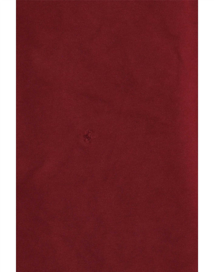 Lyle & Scott Herren-Sweatshirt, Pullover, Größe S, Burgunderrot, Baumwolle