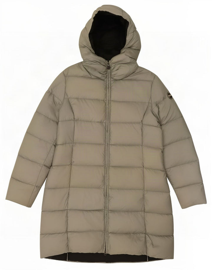 Colmar Wattierter Damenmantel mit Kapuze IT 48 XL Grün Polyamid