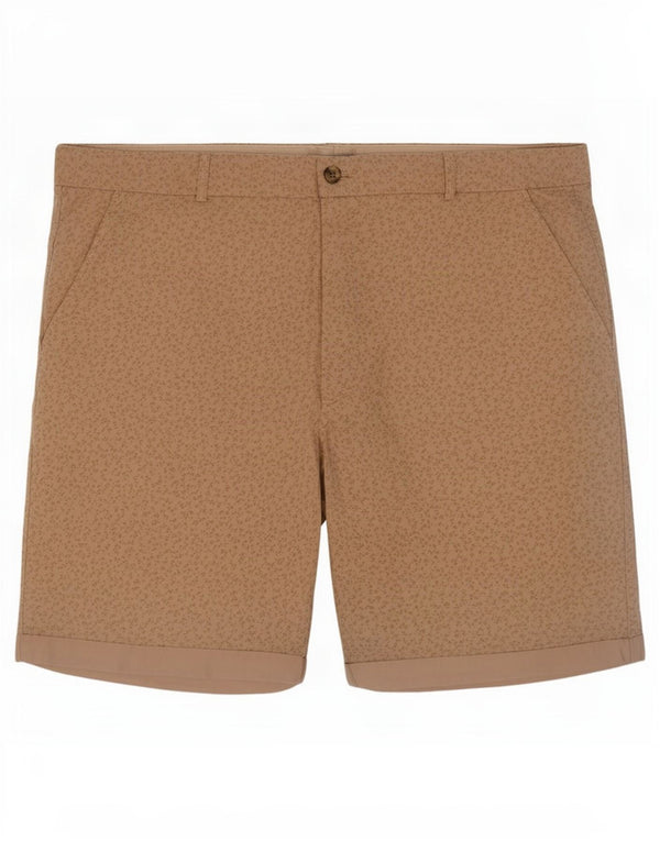 Marks & Spencer Damen Chinoshorts UK 18 XL W38 Beige geblümte Baumwolle
