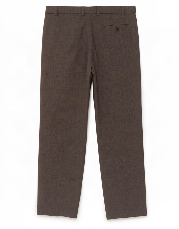 Gerade Herren-Anzughose von Marks & Spencer, W38, L27, grau, Polyester
