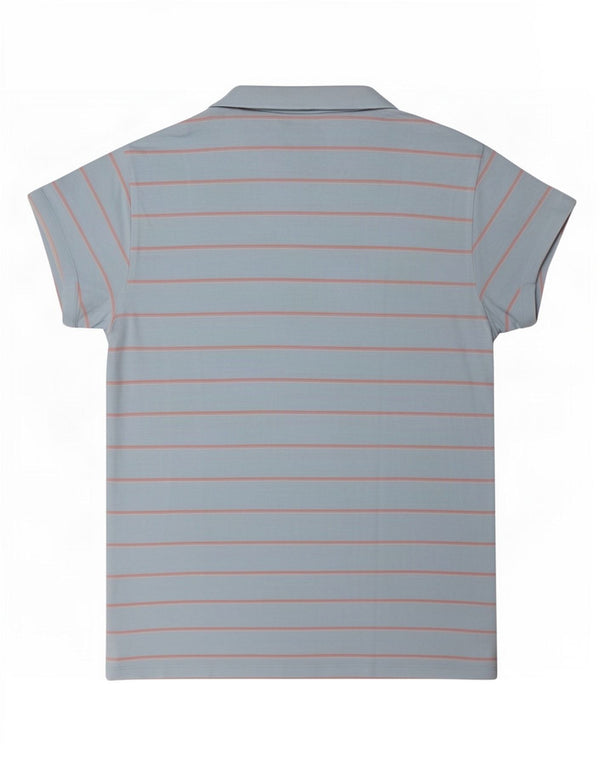 Tommy Hilfiger Womens Polo Shirt UK 18 XL Blue Striped