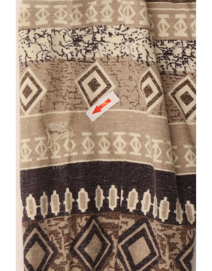 Georgio Piacente Herrenhemd Large Beige Geometrisch