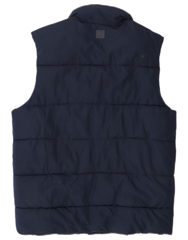 Gap Jungen-Weste mit regulärer Passform, gepolstert, 13–14 Jahre, 2XL, Marineblau, Polyester
