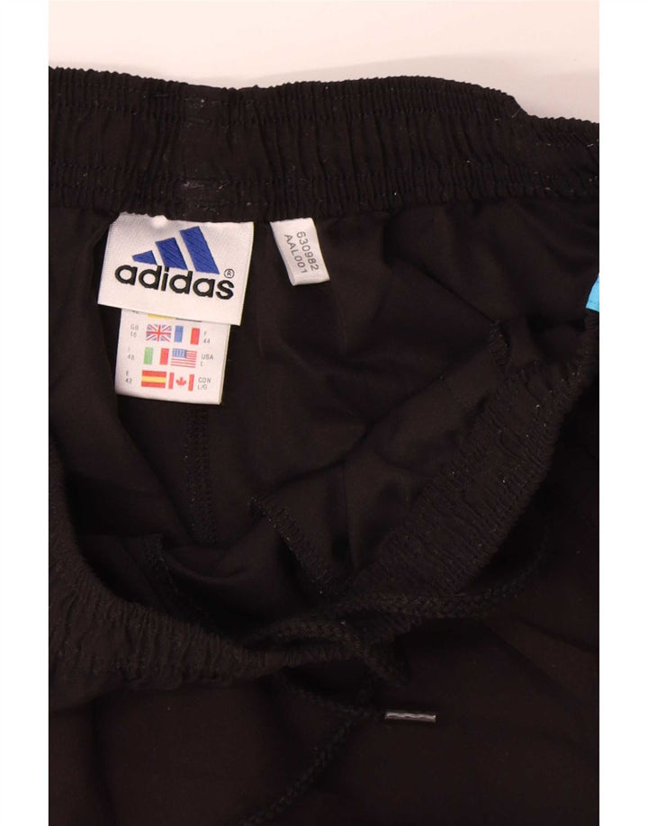 Adidas Damen Sportshorts UK 16 Large Schwarz Polyester