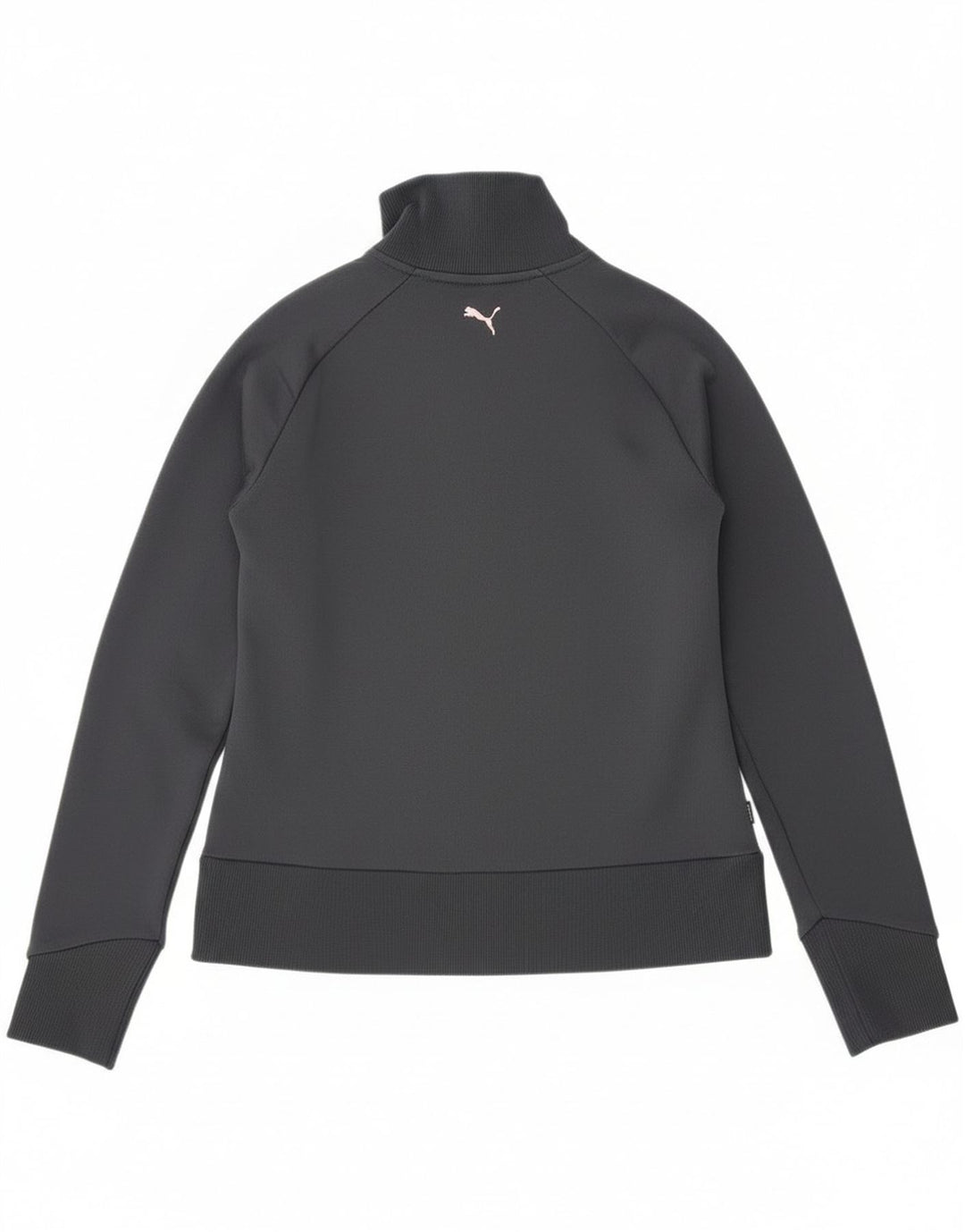 Puma Womens Graphic Trainingsanzug Top Jacke UK 14 Mittelgrau Farbblock