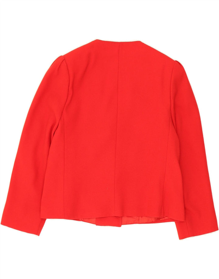 VINTAGE Womens Double Breasted Blazer Jacket IT 48 XL Red Vintage Vintage and Second-Hand Vintage from Messina Hembry 