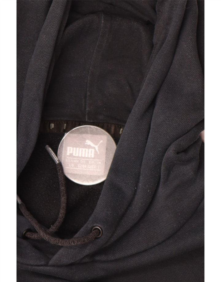 PUMA Herren Kapuzenpullover, groß, schwarze Baumwolle