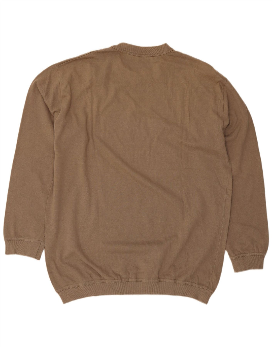 Fila Herren-Sweatshirt mit Grafik, groß, beige Baumwolle