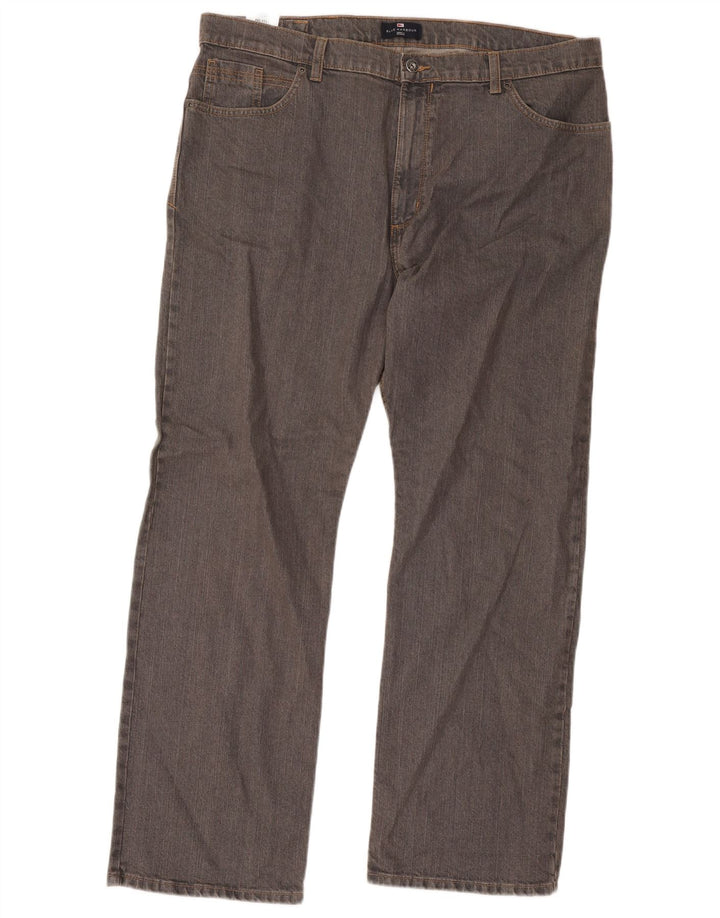 Marks & Spencer Herren Straight Jeans W40 L31 Graue Baumwolle