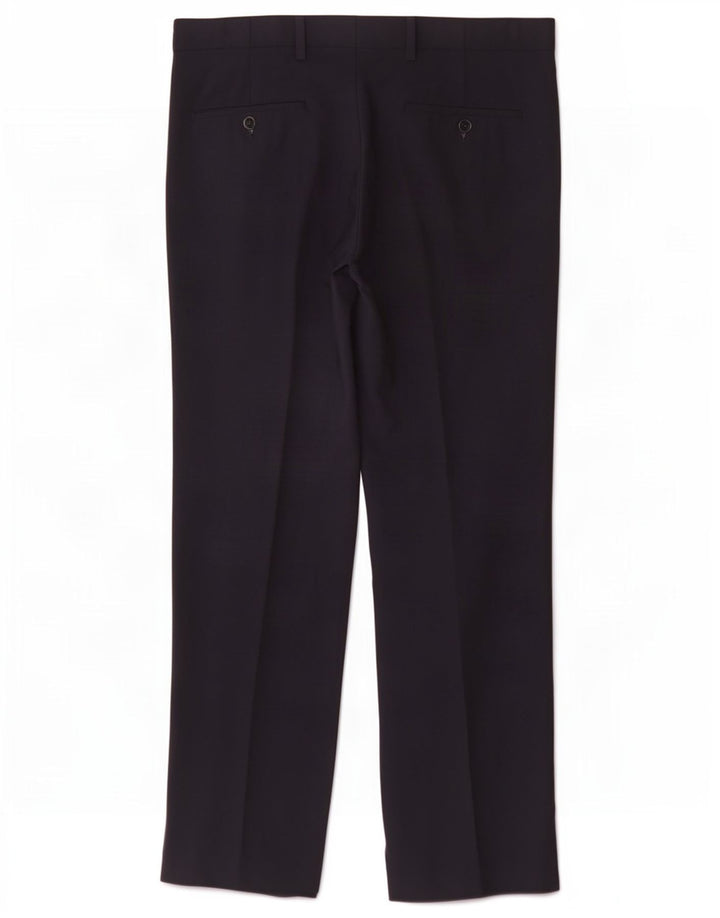 Marks & Spencer Herren-Chinohose, normal, W34, L31, Marineblau, Polyester