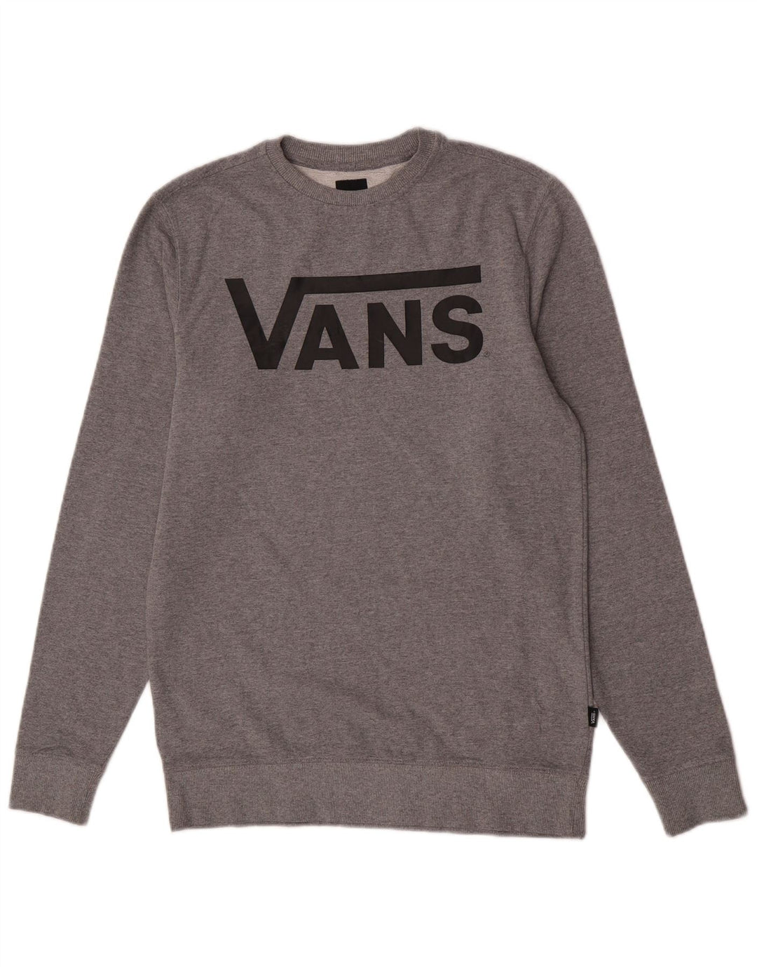 Vans Herren-Sweatshirt mit Grafik, Größe S, Grau, Baumwolle