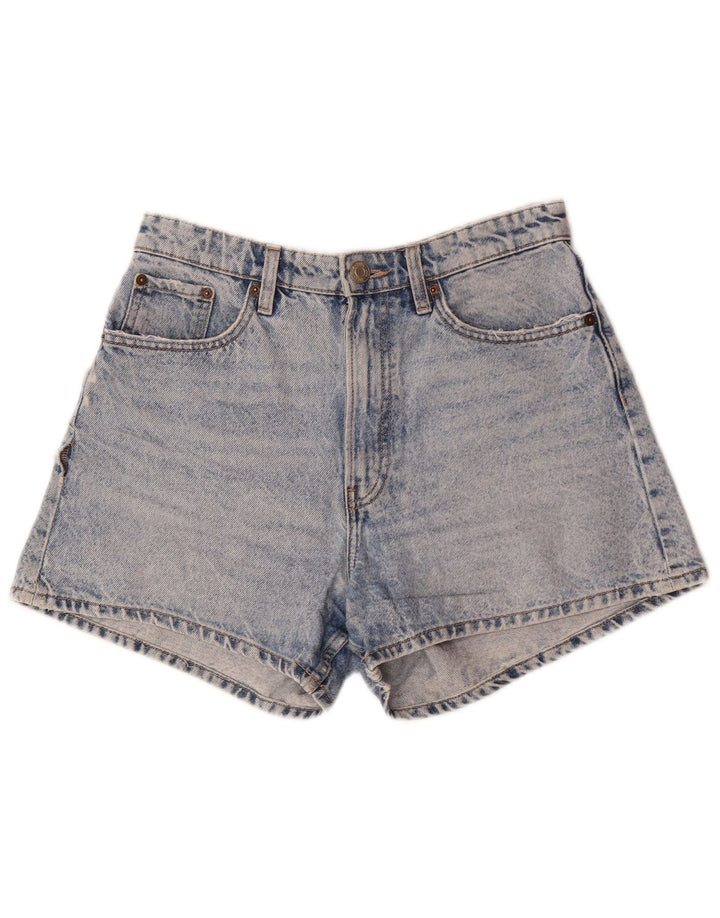 Zara Damen Jeansshorts EU 38 Small W28 Blau
