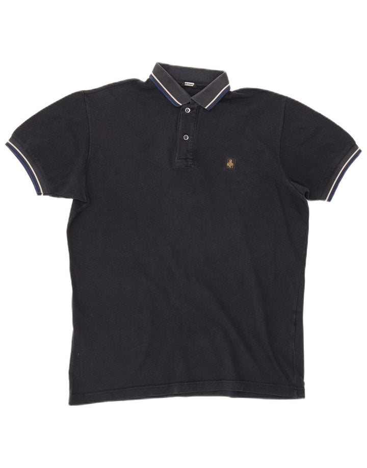 REFRIGIWEAR Herren-Poloshirt, Größe L, Marineblau