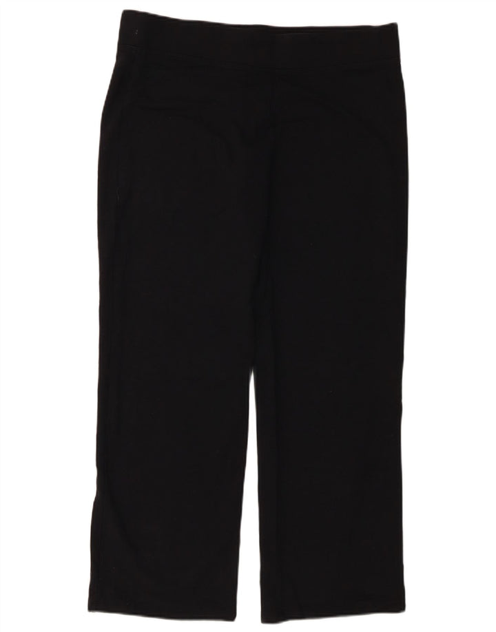 MARKS & SPENCER Damen-Leggings, UK 14, Größe L, schwarze Baumwolle