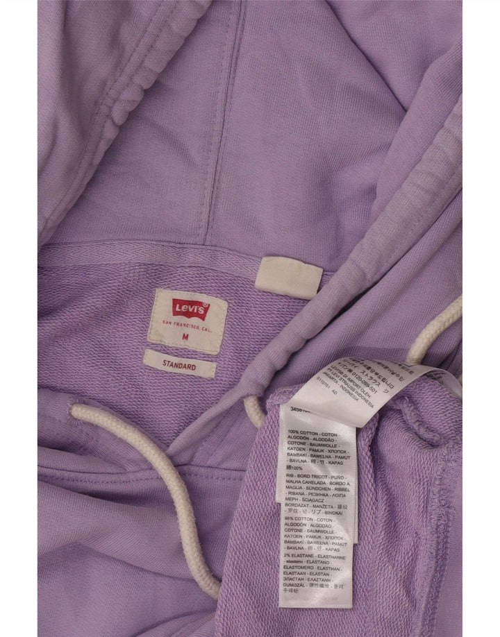Levi's Herren-Standard-Hoodie-Pullover aus mittelvioletter Baumwolle